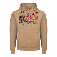 Vintage Coffee hair hustler 2 Vintage Hoodie - SublimationCraftShop