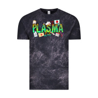 Cloud Black plasma lab Vintage Tee - CowhideDigitalArt