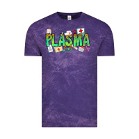 Cloud Purple plasma lab Vintage Tee - CowhideDigitalArt