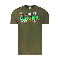 Vintage Olive plasma lab Vintage Tee - CowhideDigitalArt