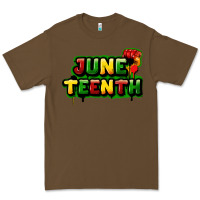 Cacao juneteenth Premium Tee - FaDigitalArtStudio