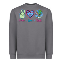 Storm Peace Love Teach Heavyweight Sweatshirt - Jasminsmagicworld