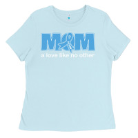 Baby Blue lil autism mom Ladies Tee - CowhideDigitalArt