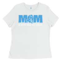White lil autism mom Ladies Tee - CowhideDigitalArt