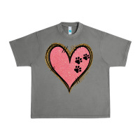 Tornado Pink Glitter Heart Urban Heavy Tee - Jasminsmagicworld