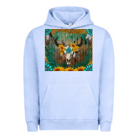 Pigment Grape Ice boho bullskull Urban Hoodie - RanaPortraitStore