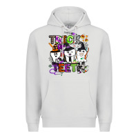 Dove Grey trick or teeth Premium Hoodie - BarkalooDesign