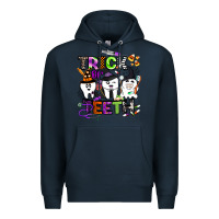 Navy trick or teeth Premium Hoodie - BarkalooDesign