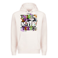 Pale Pink trick or teeth Premium Hoodie - BarkalooDesign