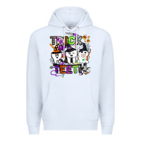 White trick or teeth Premium Hoodie - BarkalooDesign