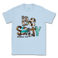 Dusty Blue Be Salty Matthew 5:13 Classic Tee - FaDigitalArtStudio