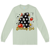 Matcha ladybug birthday girl age 4 Long Sleeve Tee - LillyAllenDesigns