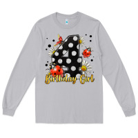 Moon Dust ladybug birthday girl age 4 Long Sleeve Tee - LillyAllenDesigns