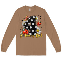 Toasted Coconut ladybug birthday girl age 4 Long Sleeve Tee - LillyAllenDesigns