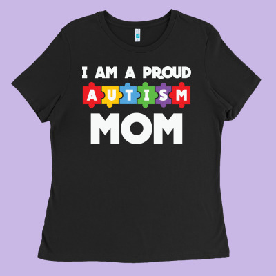 Lil Autism Mom Ladies Tee Designed By Cowhidedigitalart