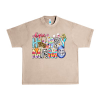 French Oak One Happy Mama Easter Bunny Urban Heavy Tee - CowhideDigitalArt