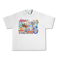 Lunar Rock One Happy Mama Easter Bunny Urban Heavy Tee - CowhideDigitalArt