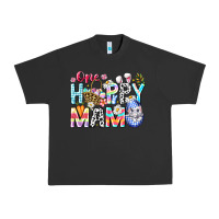 Pigment Black One Happy Mama Easter Bunny Urban Heavy Tee - CowhideDigitalArt
