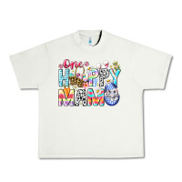 Pistachio One Happy Mama Easter Bunny Urban Heavy Tee - CowhideDigitalArt