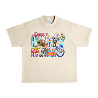 Sandshell One Happy Mama Easter Bunny Urban Heavy Tee - CowhideDigitalArt