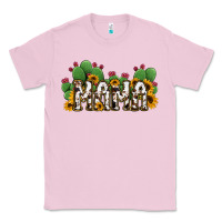 Bubblegum Pink Cactus Cowhide Sunflower Mama and Mini Set Classic Tee - Jasminsmagicworld