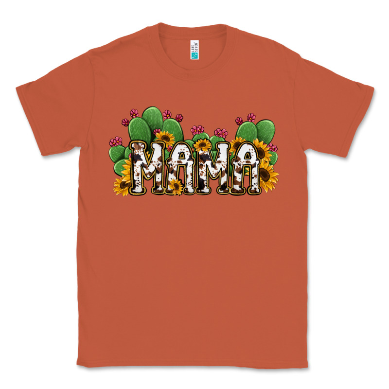 Cactus Cowhide Sunflower Mama And Mini Set Classic Tee by Jasminsmagicworld | Teevron