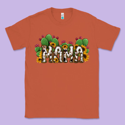 Cactus Cowhide Sunflower Mama And Mini Set Classic Tee Designed By Jasminsmagicworld