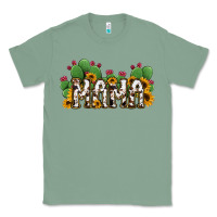 Sage Cactus Cowhide Sunflower Mama and Mini Set Classic Tee - Jasminsmagicworld