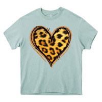 Arona gold glitter leopard heart Heavy Core Tee - Jasminsmagicworld