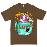 Cacao LGBTQ Unicorn And Narwhal Mug Premium Tee - BundleAndBundleShop