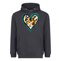 Smoke Glitter Leopard Heart Heavyweight Hoodie - Jasminsmagicworld