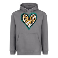 Storm Glitter Leopard Heart Heavyweight Hoodie - Jasminsmagicworld