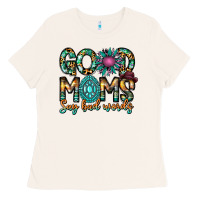 Bone Good Moms Say Bad Words Ladies Tee - CowhideDigitalArt