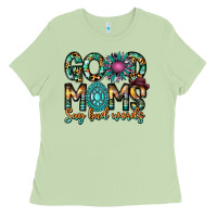 Matcha Good Moms Say Bad Words Ladies Tee - CowhideDigitalArt