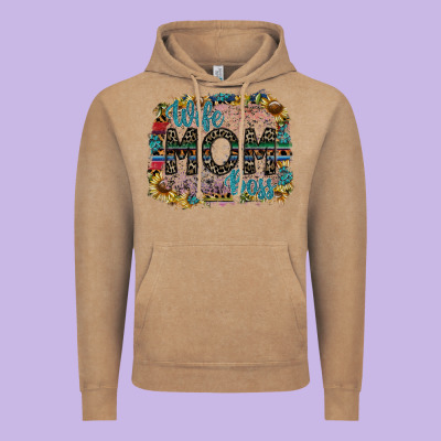 Wife Mom Boss Vintage Hoodie Designed By Sublimationcraftshop