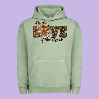 Love Of The Tigers Urban Hoodie Designed By Ranaportraitstore