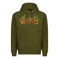 Army Green Cactus Leopard Sunflower Mama and Mini Set Premium Hoodie - Jasminsmagicworld