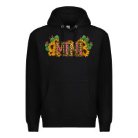 Black Cactus Leopard Sunflower Mama and Mini Set Premium Hoodie - Jasminsmagicworld