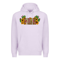 Lilac Cactus Leopard Sunflower Mama and Mini Set Premium Hoodie - Jasminsmagicworld