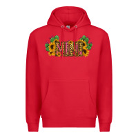 Red Cactus Leopard Sunflower Mama and Mini Set Premium Hoodie - Jasminsmagicworld