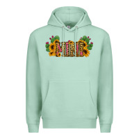 Seafoam Cactus Leopard Sunflower Mama and Mini Set Premium Hoodie - Jasminsmagicworld