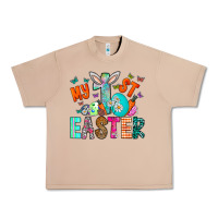 Burro My 1st Easter Urban Heavy Tee - CowhideDigitalArt
