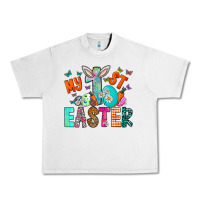 Lunar Rock My 1st Easter Urban Heavy Tee - CowhideDigitalArt