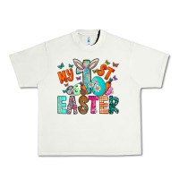 Pistachio My 1st Easter Urban Heavy Tee - CowhideDigitalArt