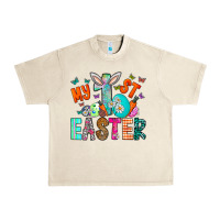 Sandshell My 1st Easter Urban Heavy Tee - CowhideDigitalArt