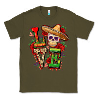 Army Green Cinco de mayo love Classic Tee - FaDigitalArtStudio