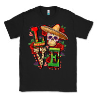 Black Cinco de mayo love Classic Tee - FaDigitalArtStudio