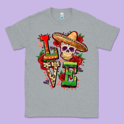 Cinco De Mayo Love Classic Tee Designed By Fadigitalartstudio