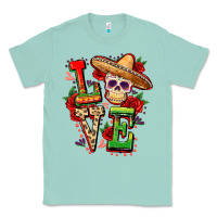 Seafoam Cinco de mayo love Classic Tee - FaDigitalArtStudio