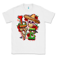 White Cinco de mayo love Classic Tee - FaDigitalArtStudio
